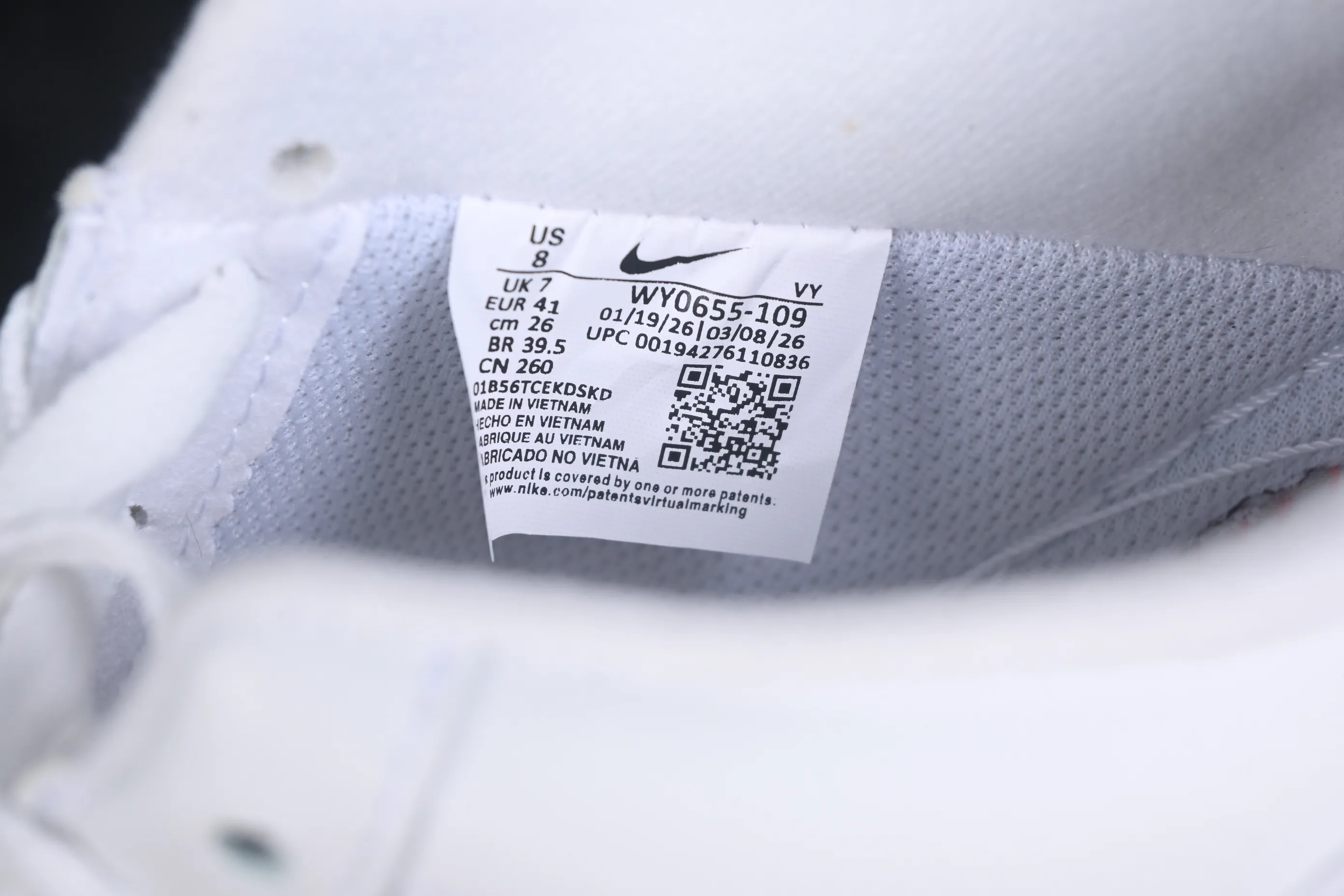 All categories Nk Air Force 1 Air Force series Nk Air Force 1 Low Air Force low-top Nike Air Force 1'07 Low joint model Air Force 1 low-top casual sneakers WY0655-109